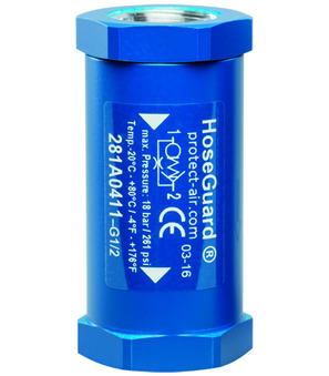 Hose burst safety valve HB02-12