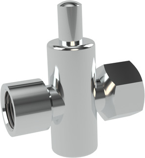 Manometrska pipa s tipko MPB01-12-W