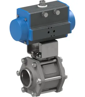 Kuglasti ventil s pneumatskim rotacijskim pogonom BA034-80-S0-A
