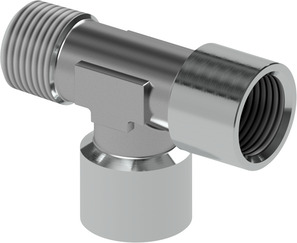T-Stück Innengewinde/Innengewinde/Außengewinde 3/8"