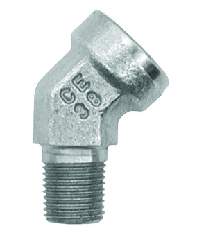 Kotni cevni priključek 45°-BSPP1/8"- 1/8" BSPT