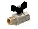 Krogelna pipa iz medenine BA862-F10-TH