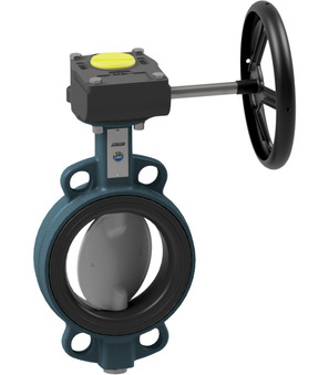 Absperrklappe mit Handgetriebe BUW6-450-DPE-G