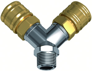 2-fach Kupplungsdosenverteiler DN 7,2 C0C72-2M14-B