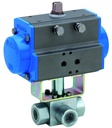 Ball valve with pneumatic actuator Series BAI1