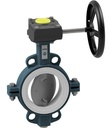 Absperrklappe mit Handgetriebe Serie BUW4-DSTS-G