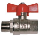 Ball valve made of brass Series BA186