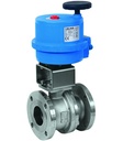 Flanged ball valve with electrical actuator Series BA115
