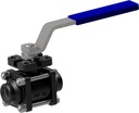 Ball valve made of steel Series BA029