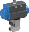Ball valve with pneumatic actuator Series BA268-S0