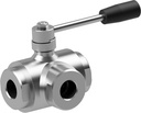 Ball valve made of stainless steel Series BA719-L-3C