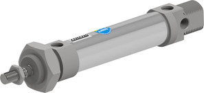 Cylinders ISO 6432 with accessories