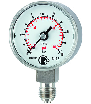 Manometer - Chemieausführung