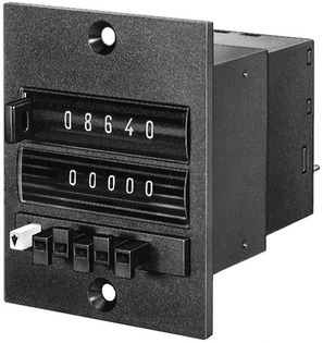 Pneumatic preset counter