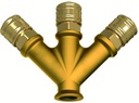 3-fold Coupling distributor DN 7,2 Series C0C72-3F