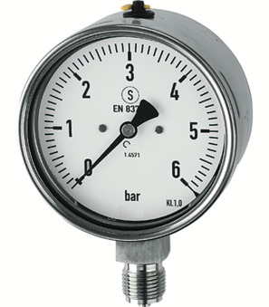 Rohrfedermanometer