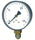 Manometer z Bourdonovo cevjo MA001-63B-1