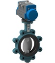 Absperrklappe mit Druckluftdrehantrieb BULG-150-DSE-S22