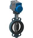 Butterfly valve with pneumatic actuator BUW6-080-DSE-D22